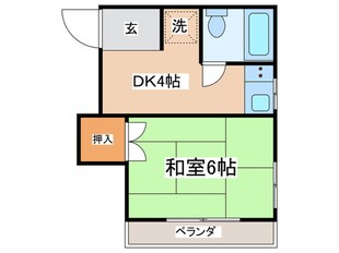 コーポ和久の物件間取画像